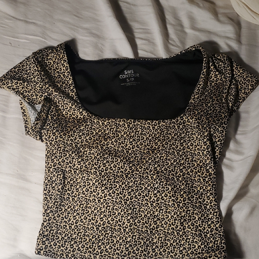 Leopard Print Women's Top